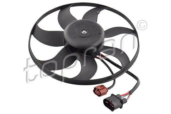 Volkswagen Fan Motoru-360 mm 220W Caddy 04-Golf 04-14 Passat 06-15 Audi A3 04-13 Seat Leon 06-13