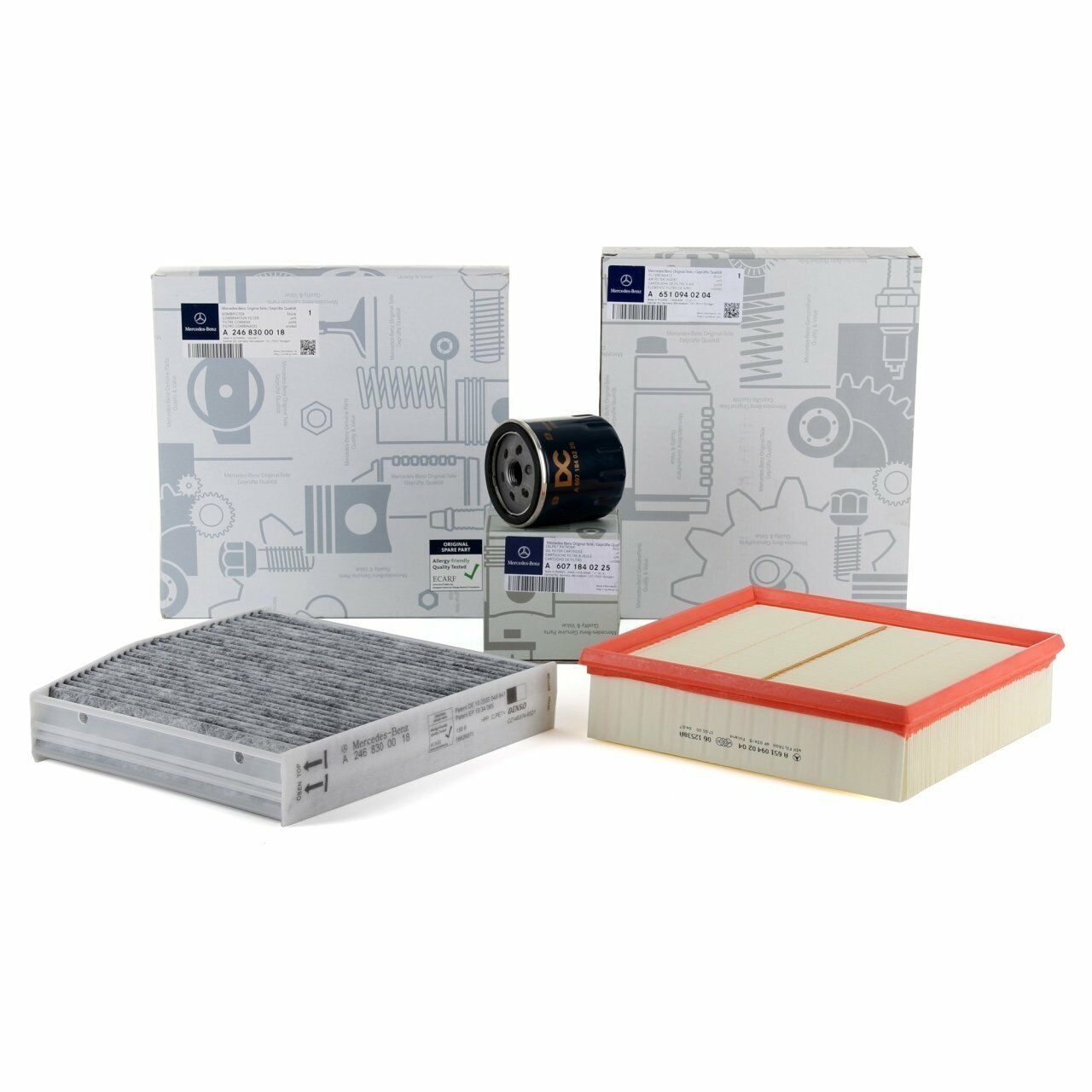 Mercedes GLA 180 Cdi Periyodik Bakım Filtre Seti Orijinal