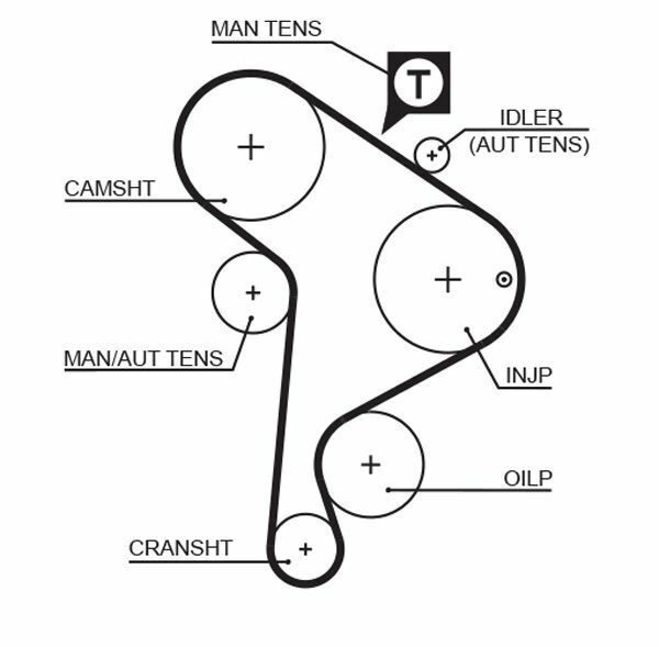 Volkswagen Triger Kayışı 93-Passat 1 9Tdi