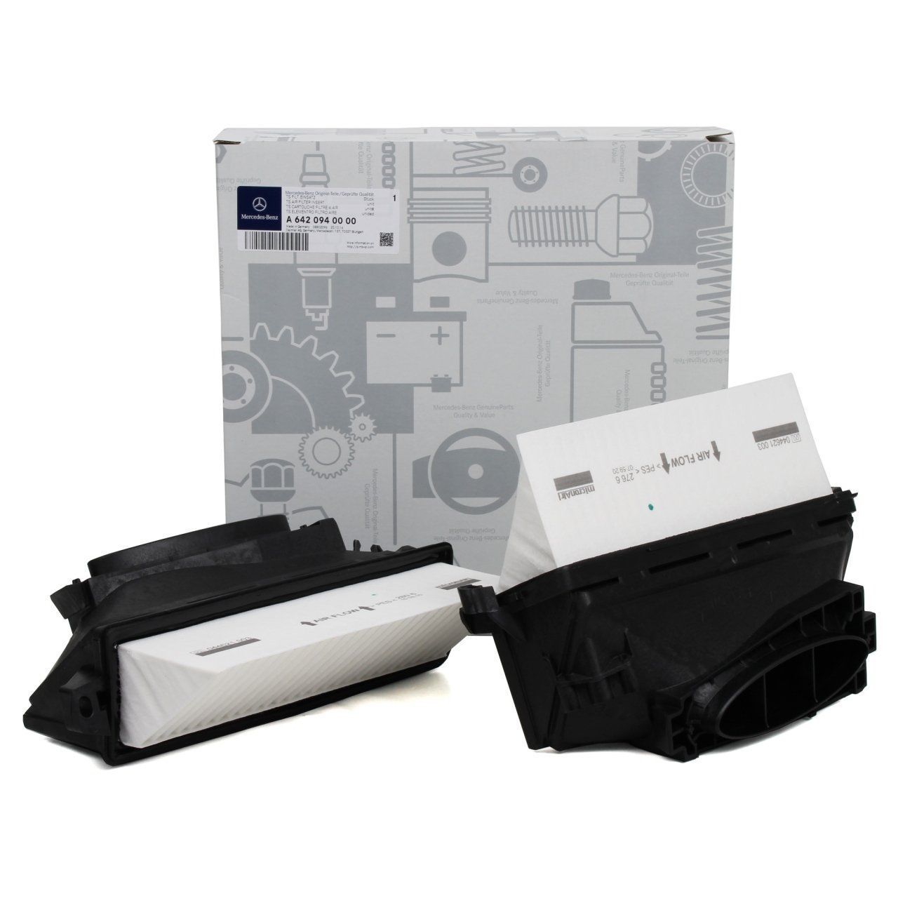 Mercedes X204 Kasa GLK 350 CDI Bluetec Hava Filtresi Takımı Orijinal