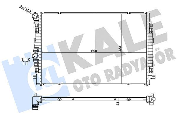 Volkswagen Radyatör Golf VII-Leon-A3