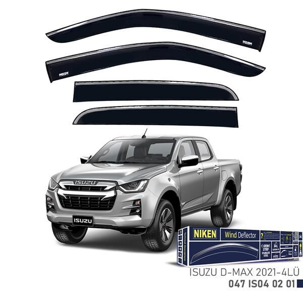 KROMLU CAM RÜZGARLIĞI ISUZU D-MAX 2021- 4LÜ