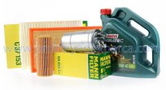 Volkswagen Bora 1 9 TDI AGR - ASZ Motor Periyodik Bakım Seti Motor Yağlı Mann / Castrol Marka