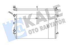 Volkswagen Su Radyatör 34mm Mekanik Audi A3-Seat Altea , Leon , Toledo III-Skoda Octavia III , Superb II , Yeti II-: Beetle , Caddy II-IV , Eos , Golf V-VI , Jetta III-IV , Passat , Scirocco , Touran 1 4Tsı 1 9 TDI 04= -