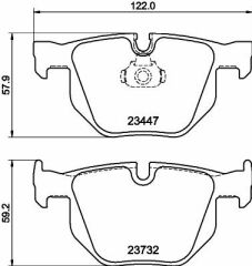 Fren Balatası Arka BMW X5-X6 / E70-E71-F15-F16