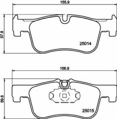 Fren Balatası (BMW F20-F22-F23 On)