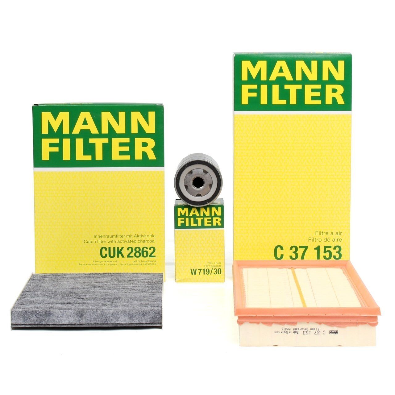 Volkswagen Golf 4 1 8 AGN Bakım Filtre Seti Mann Marka