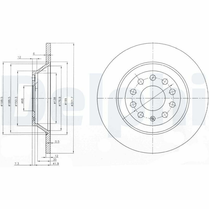 Disk Arka 01-11 Aı.A6 Kaplamalı | 1 Adet