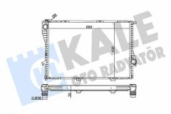 Radyatör 99-5-Seri (E39) 7-Seri (E38)