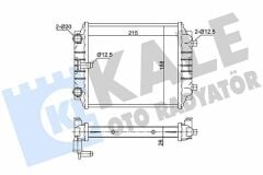 Motor Su Ek Radyatörü Sağ A1 A3 Golf VII Jetta Passat Leon Superb 13- [Brazıng] [215X188x26]