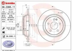 Mercedes Fren Diski Viano 447 Arka 111 / 114 / 116 CDI 2 Adet