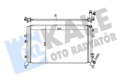 Volkswagen Radyatör 09-Golf VI-Jtt-Touran-Octavia-Superb 1 2Tsi-1 4Tsi + Os
