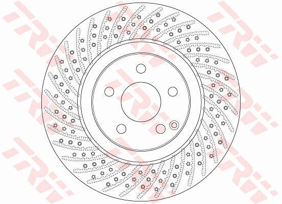 Mercedes Fren Diski Ön Hava Kanallı E Serisi W211 02-08 / Sl R230 01-12