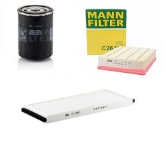 Volkswagen Passat 1 6 Benzinli Motor Filtre Bakım Seti Mann Marka Yakıt Hariç