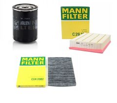 Volkswagen Passat 1 6 Benzinli Motor Filtre Bakım Seti Mann Marka Yakıt Hariç