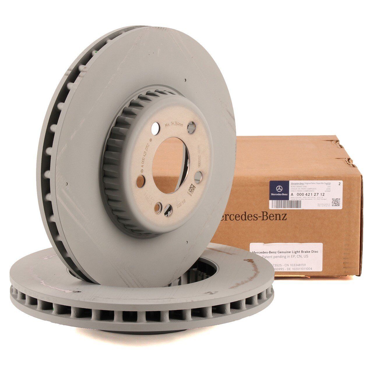 Mercedes W213 Kasa E220d 4-Matic Ön Fren Disk Takımı Orijinal