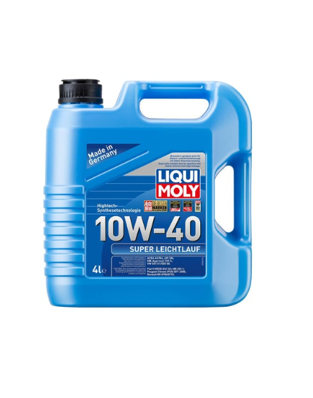 LIQUI MOLY 10W40 Motor Yağı Süper Sentetik SUPER LEICHTLAUF 4 Litre (9504)