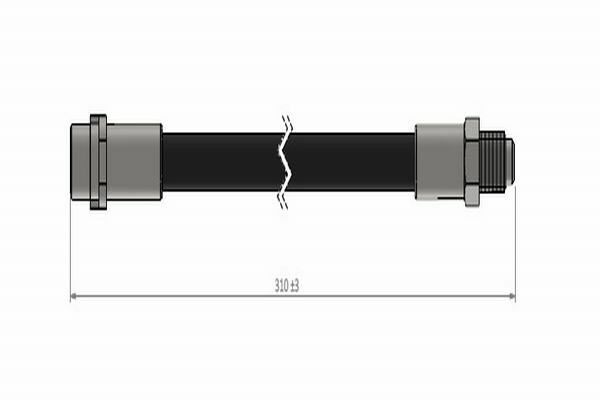 Mercedes Fren Hortumu Arka 93-C-Seri W202-W203 E-Seri W210 2 Adet