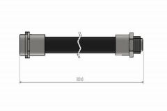 Mercedes Fren Hortumu Arka 93-C-Seri W202-W203 E-Seri W210 2 Adet