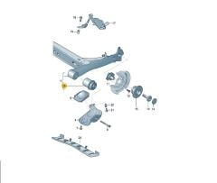 Volkswagen Golf 8 2020 Model Sonrası Arka Dingil Burcu Orijinal