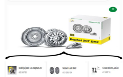 LUK - VOLAN + KAVRAMA SETİ GOLF7-JETTA-PASSAT-POLO-A3-LEON-OCTAVIA-KAROQ-SUPERB 1.6 TDI 2013 - 602000700