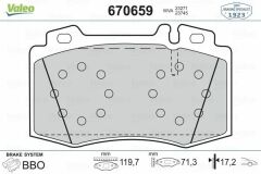 Mercedes Fren Balata Ön 01-07 C-Seri W203 E-Seri W211