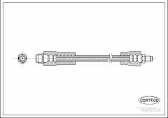 Mercedes Fren Hortumu Ön 168 / 210