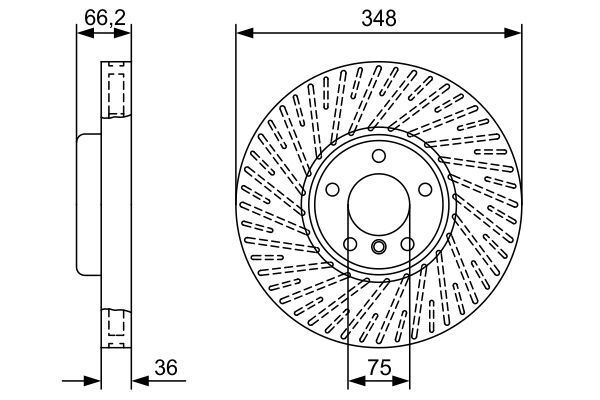 Disk Ön Sol (Ad) 10-5-Seri (F07-F10-F11) 7-Seri (F01-F02-F03-F04) Kaplamalı | 1 Adet